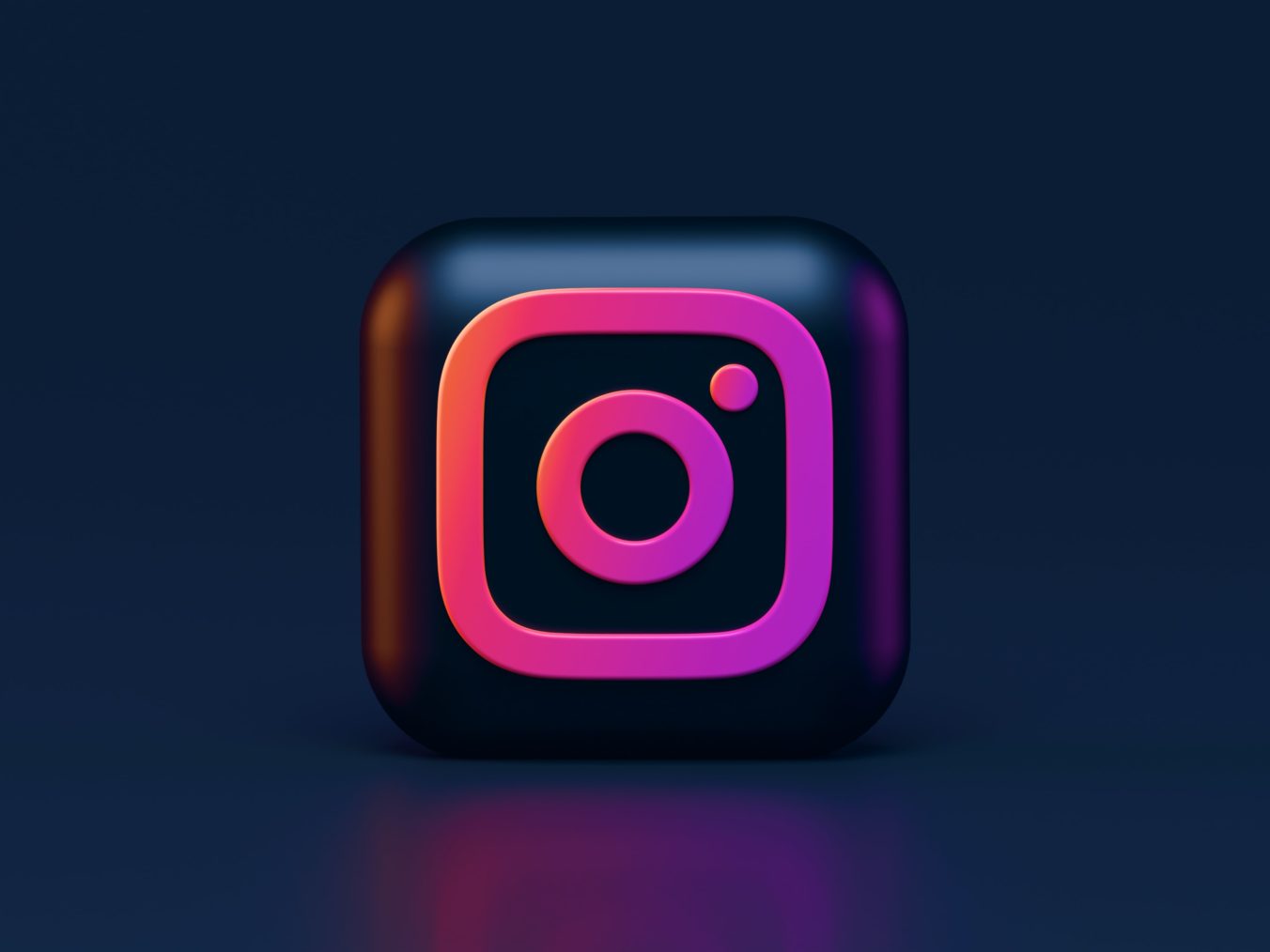Instagram button animated